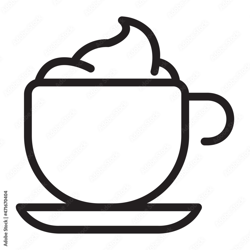 Coffee Latte line icon Coffee Latte line icon