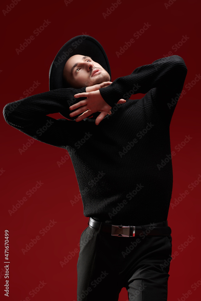 man in black clothes man in black clothes