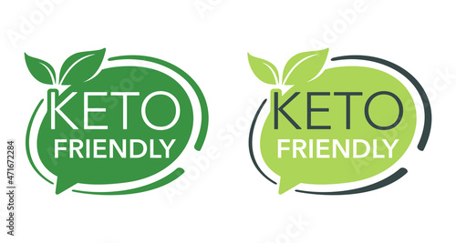 Keto friendly label for low-carbohydrate foods