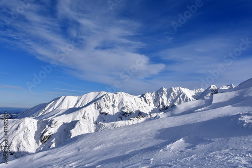 Tatry, góry, zima, śnieg, szlaki, niebezpieczne, TPN,  © Albin Marciniak