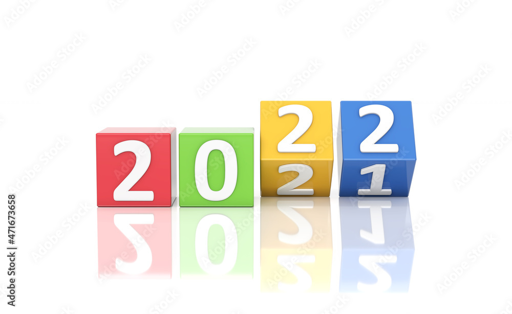 New Year 2022 Creative Design Concept - 3D Rendered Image
New Year 2022 Creative Design Concept - 3D Rendered Image