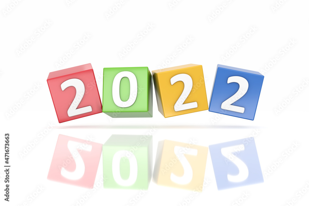 New Year 2022 Creative Design Concept - 3D Rendered Image
New Year 2022 Creative Design Concept - 3D Rendered Image