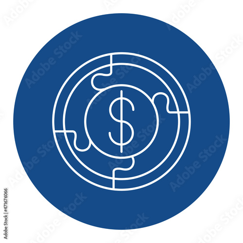 funding dollar Isolated Vector icon which can easily modify or edit

