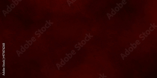 Scary Red and black horror background. Dark grunge red concrete. Dark Red horror scary background. Dark grunge red texture concrete