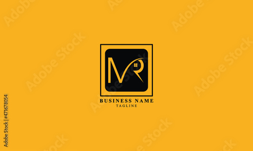 MR, RM, REAL ESTATE, Abstract initial monogram letter alphabet logo design