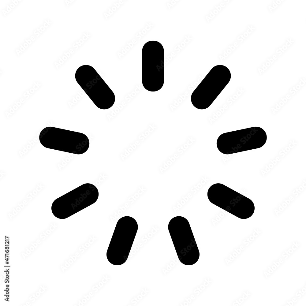 Loading icon isolated on white background Loading icon isolated on white background