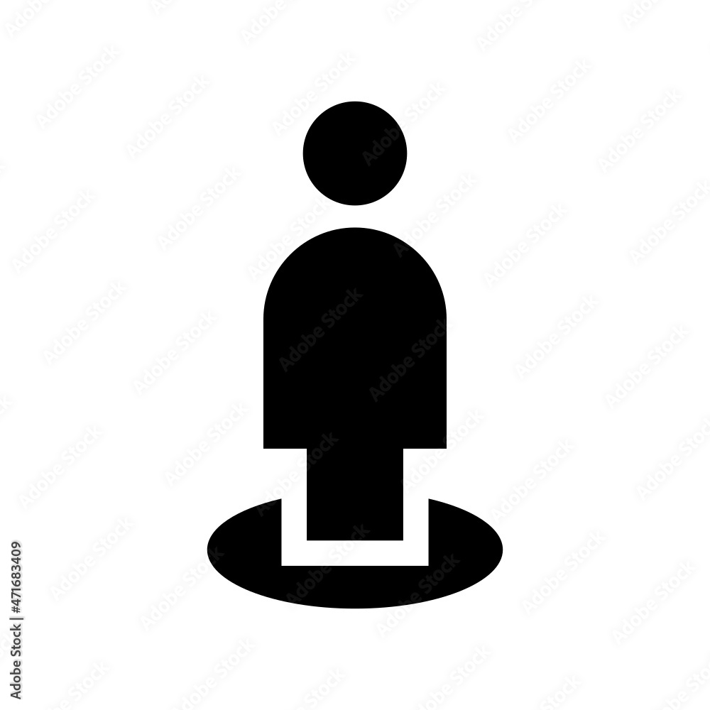 Street View icon isolated on white background Street View icon isolated on white background