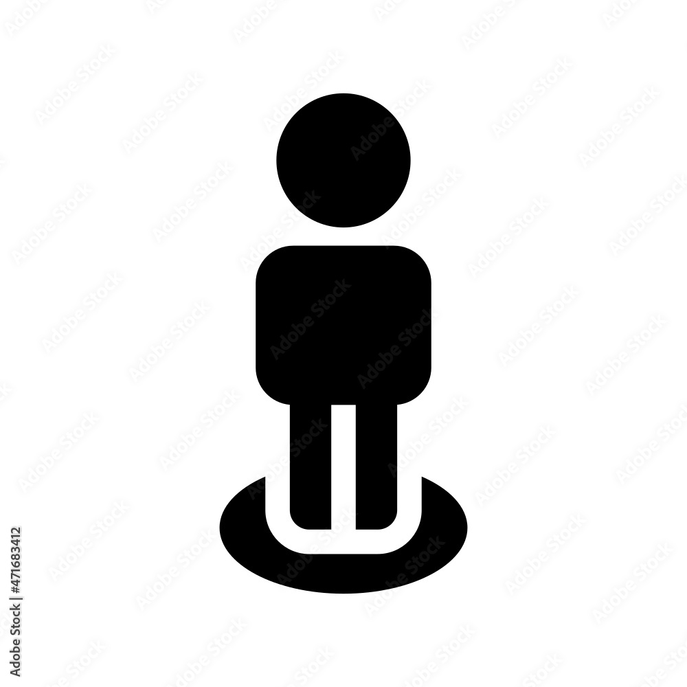 Street View icon isolated on white background Street View icon isolated on white background