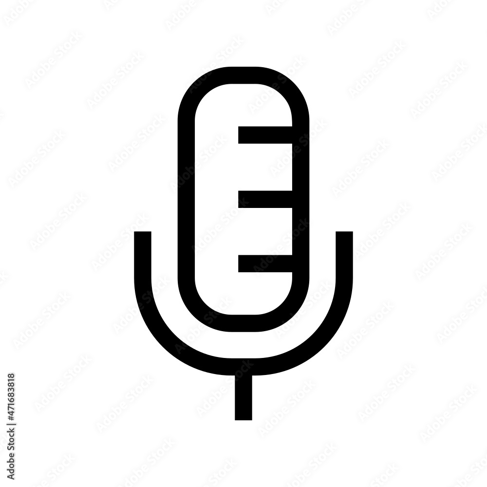Voice icon isolated on white background Voice icon isolated on white background