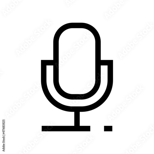 Voice icon isolated on white background