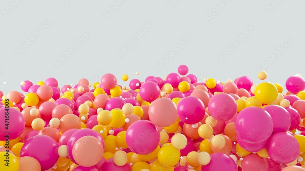 Obraz premium バルーンの可愛いキュートな素材。プリティーなデザインに合います