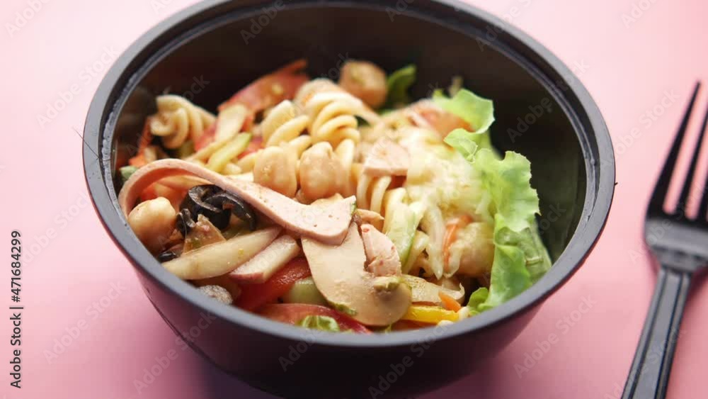 fresh vegetable salad bowl on table, fresh vegetable salad bowl on table,