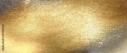 Gold metallic texture, golden background design, metal material, yellow silk design, shine luxury backdrop, wallpaper design, industrial graphic