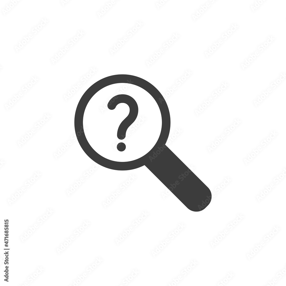 Magnifying glass with info desk symbol or instructions concept. Magnifying glass with info desk symbol or instructions concept.
