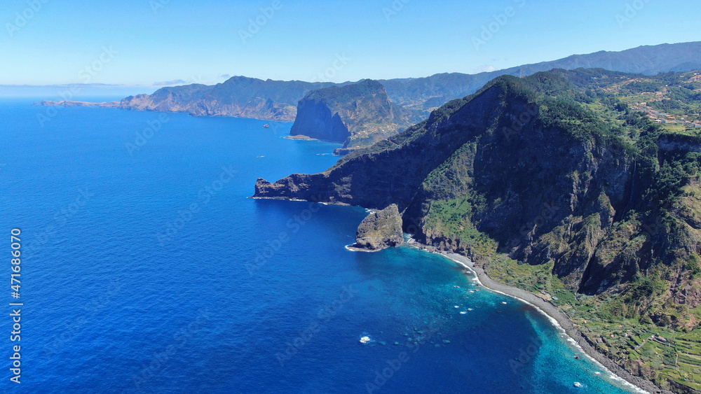 beautiful coast line in Madeira beautiful coast line in Madeira
