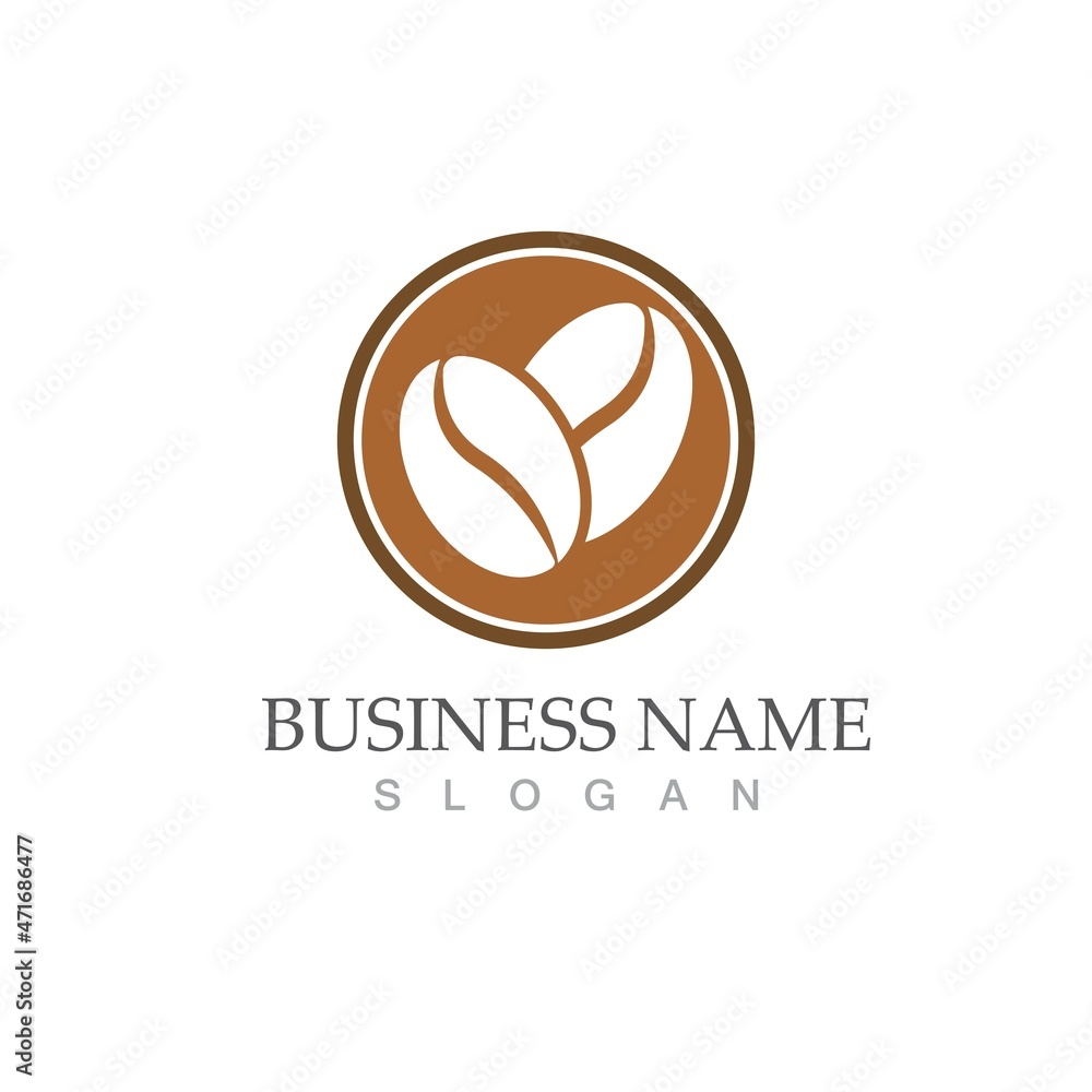 coffee bean icon vector coffee bean icon vector