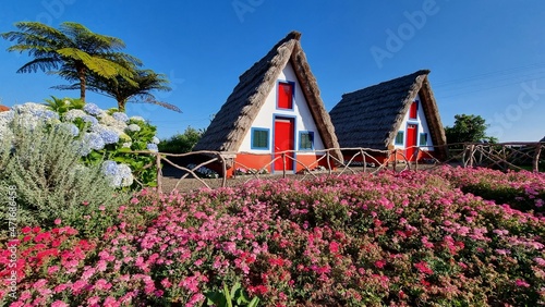 Casas típicas de Santana in Madeira photo