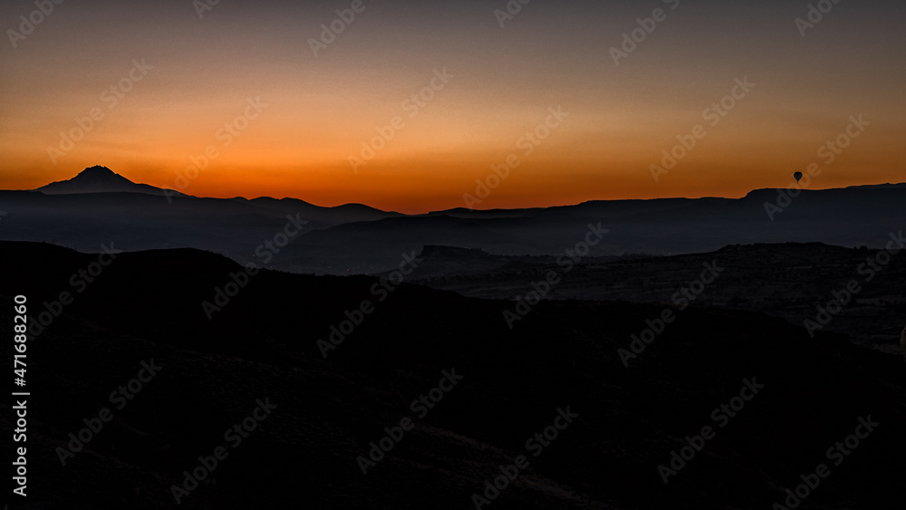 The mountains of Cappadocia, Turkey. The mountains of Cappadocia, Turkey.