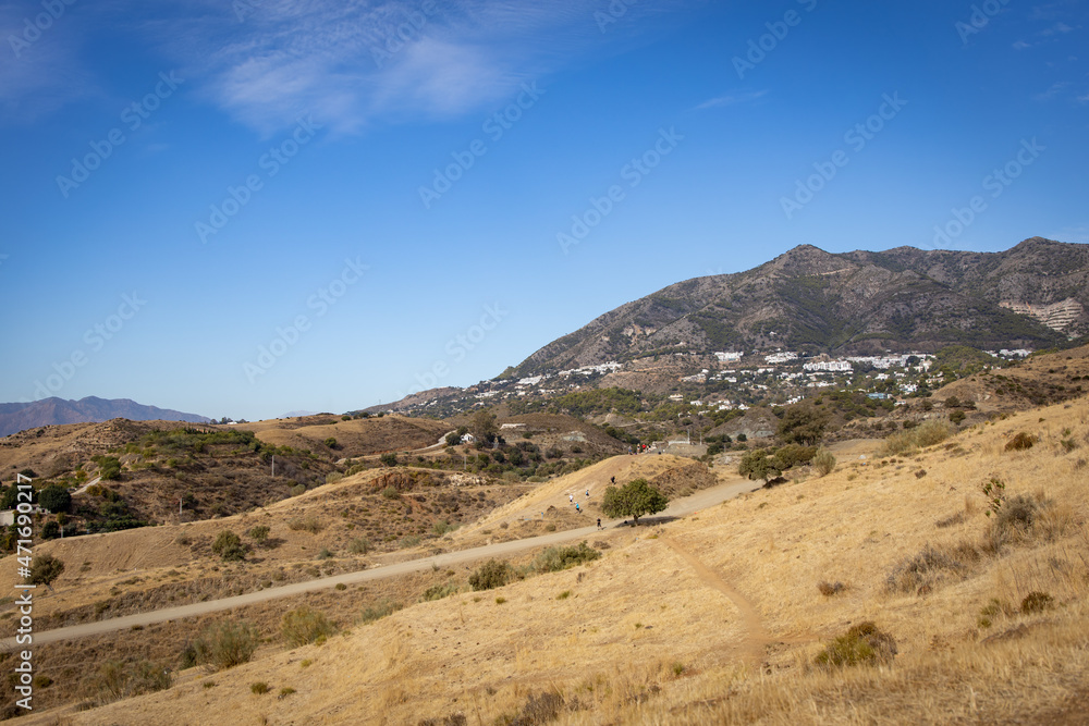 landscape with sky and clouds