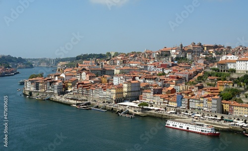 Porto Old town panorama  with Douro river - Portugal  © insideportugal