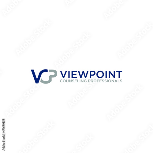 letter logo design VCP photo