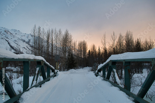 Wallpaper Mural Dalton Highway is a 414-mile road in Alaska beginning north of Fairbanks and ends at Deadhorse near Arctic Ocean. Subject of the first episode of the BBC's  World's Most Dangerous roads. Torontodigital.ca