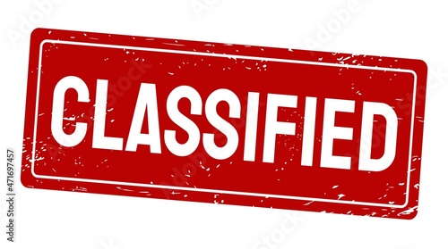 Classified rubber stamp