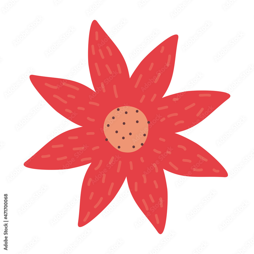 red flower christmas decoration red flower christmas decoration