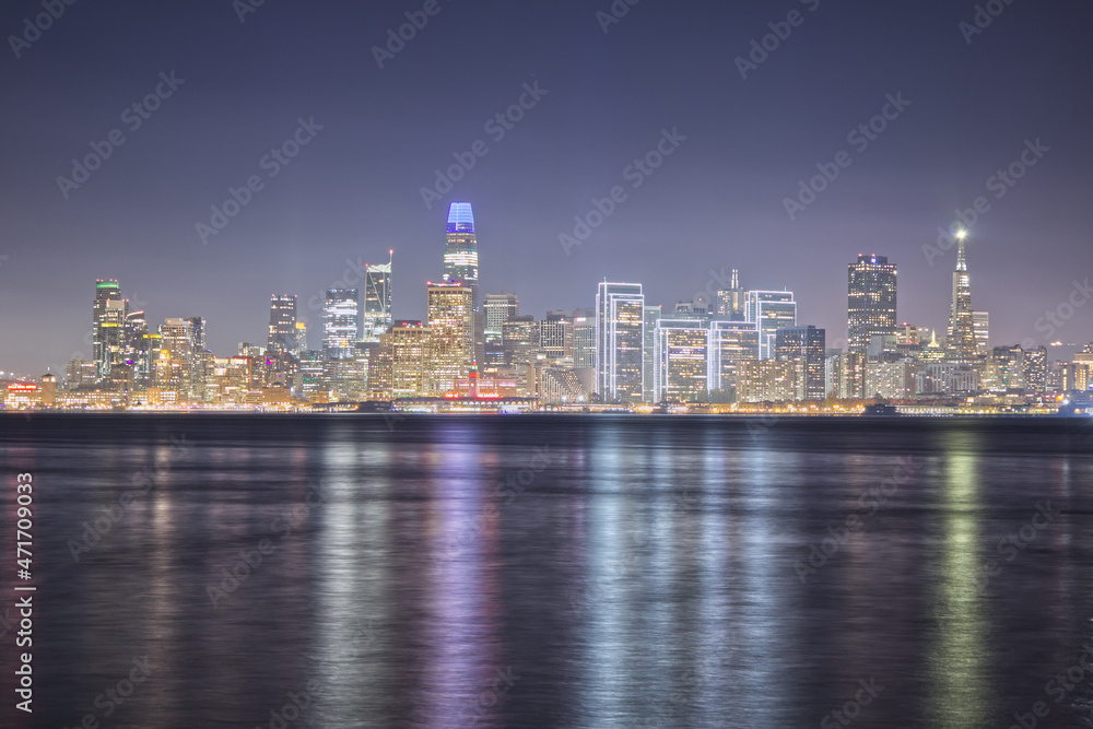 Fototapeta premium San Francisco Landscape at Night