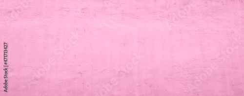 pink pastel concrete wall texture background, panoramic background