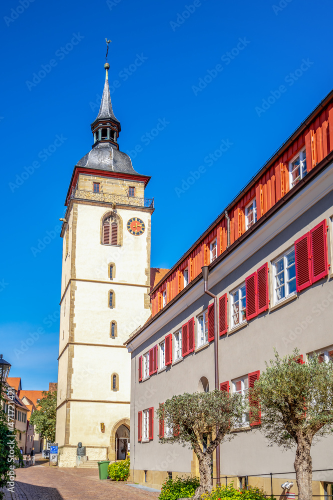 Obraz premium Kirche, Bietigheim Bissingen, Baden-Württemberg, Deutschland 