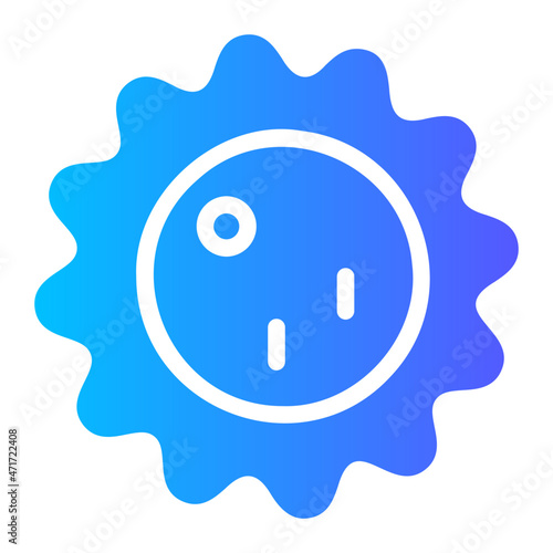 sun gradient icon