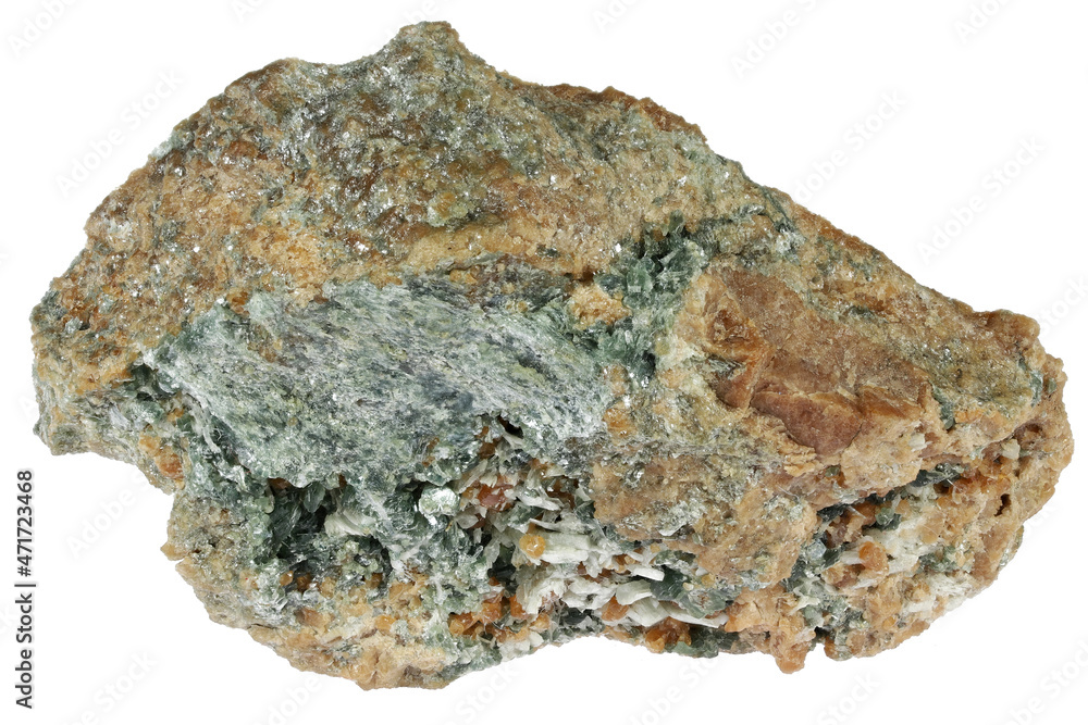 garnet from Ocna de Fier, Banat, Romania isolated on white background garnet from Ocna de Fier, Banat, Romania isolated on white background