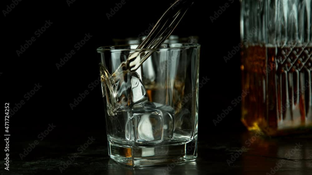 Super slow motion of flying spices mix on black background. Filmed on high speed cinema camera, 1000 fps Super slow motion of flying spices mix on black background. Filmed on high speed cinema camera, 1000 fps