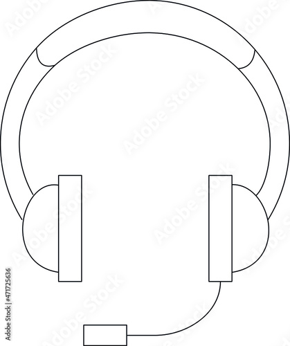 elearning icons headphone and audio
