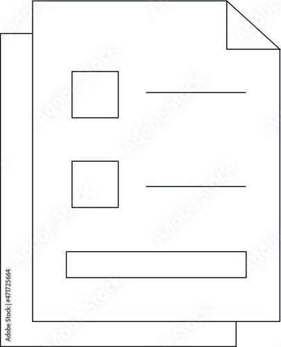 elearning icons document and file