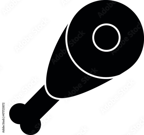 food icons meat  leg and meat