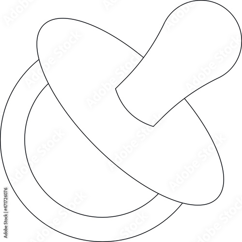 family icons pacifier and nipple
