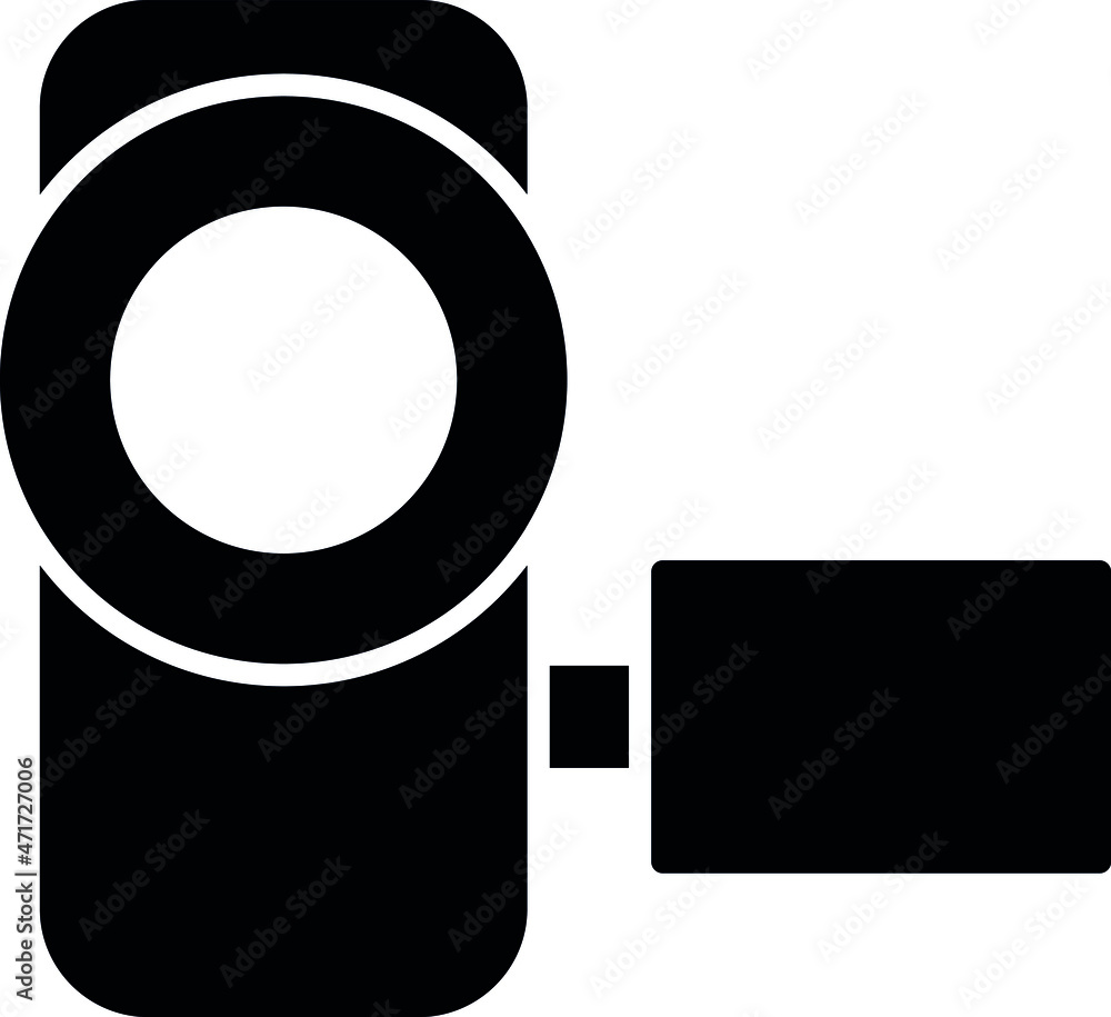 data storage icons handy camera and handy