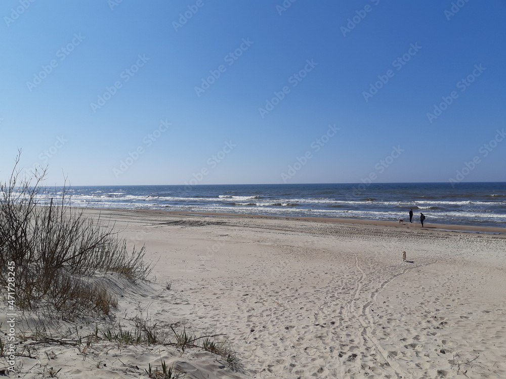 walking on the beach walking on the beach