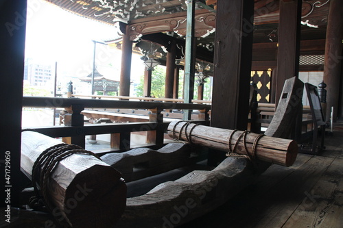 Templo Higashi Honganji, Kioto. Es un buen ejemplo del budismo japonés contemporáneo. photo