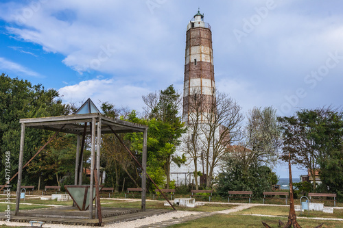 Lighthouse in Shabla, small town on the Black Sea coast, Bulgaria photo