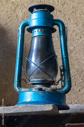Very old kerosene lamp