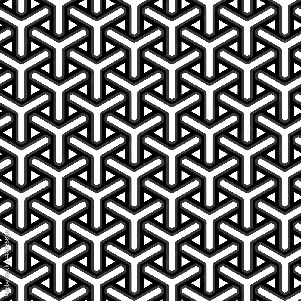 Full seamless black gray white geometric texture pattern for decor and textile fabric printing. Abstract multipurpose model design for fashion and home design. Full seamless black gray white geometric texture pattern for decor and textile fabric printing. Abstract multipurpose model design for fashion and home design.
