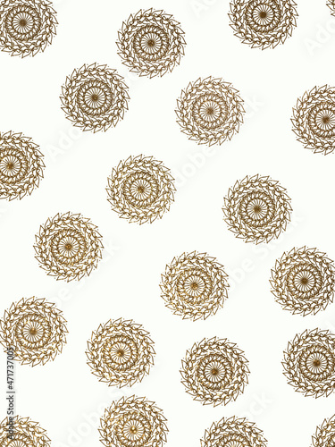 Gold mandalas on a white background, shiny ornaments on a white background, gold patterns on a white background, shiny drawings, gold sparkles