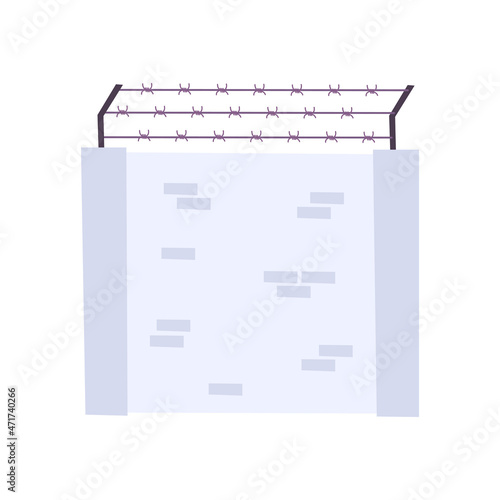 Prison Wall Flat Composition