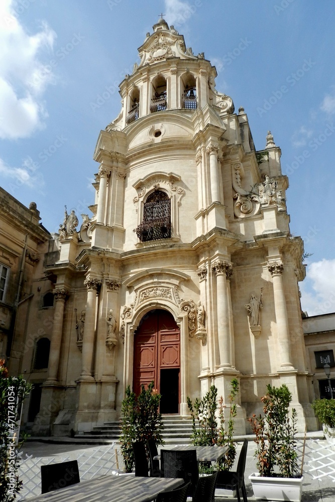 Ragusa, Sicily, Church of San Giuseppe, Facade