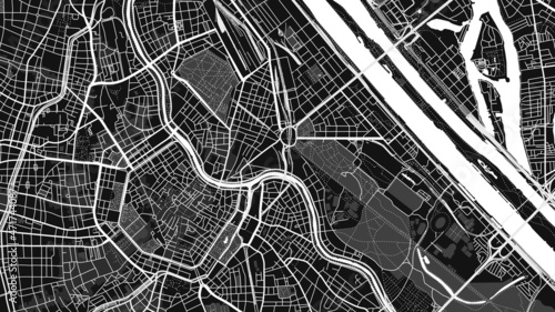 digital vector map city of Vienna. You can scale it to any size.