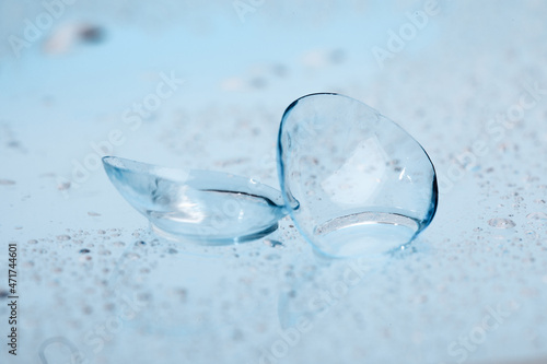 contact lenses with droplets around close up view  - Image © Fototocam