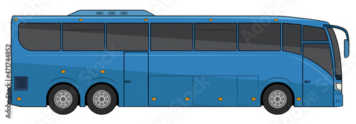 Coach bus vector stock illustration photo